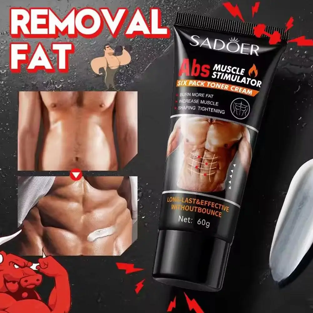 Abdominal Muscle Stimulator Cream Fat Burning Abdominal Shaping Heat Cream Muscle Tightening Body Workout Massage Cream view 5