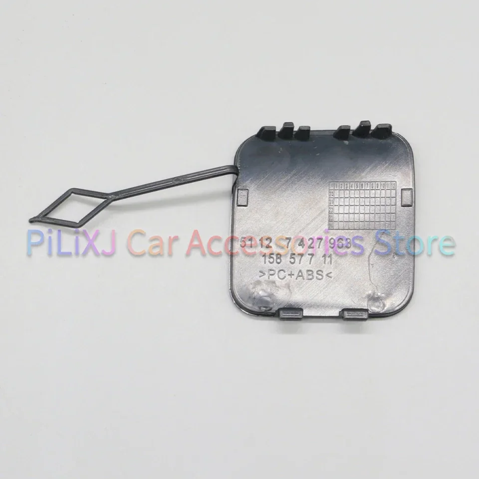 For BMW 3 G20 G21 2018 2019 2020 2021 2022 # 51128493939 Auto Rear Bumper Tow Hook Eye Cover Cap  Towing Hauling Shell Lid Trim