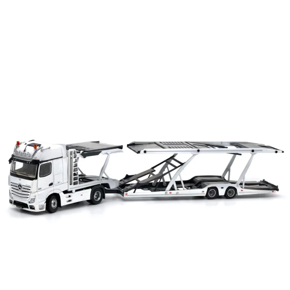 New GCD 1:64 Mercedes‑Benz Golden ADV Heavy Actros Gigaspace Deck Transport Vehicle Alloy Die-Cast Car Model Collection Toy Gift - view 5