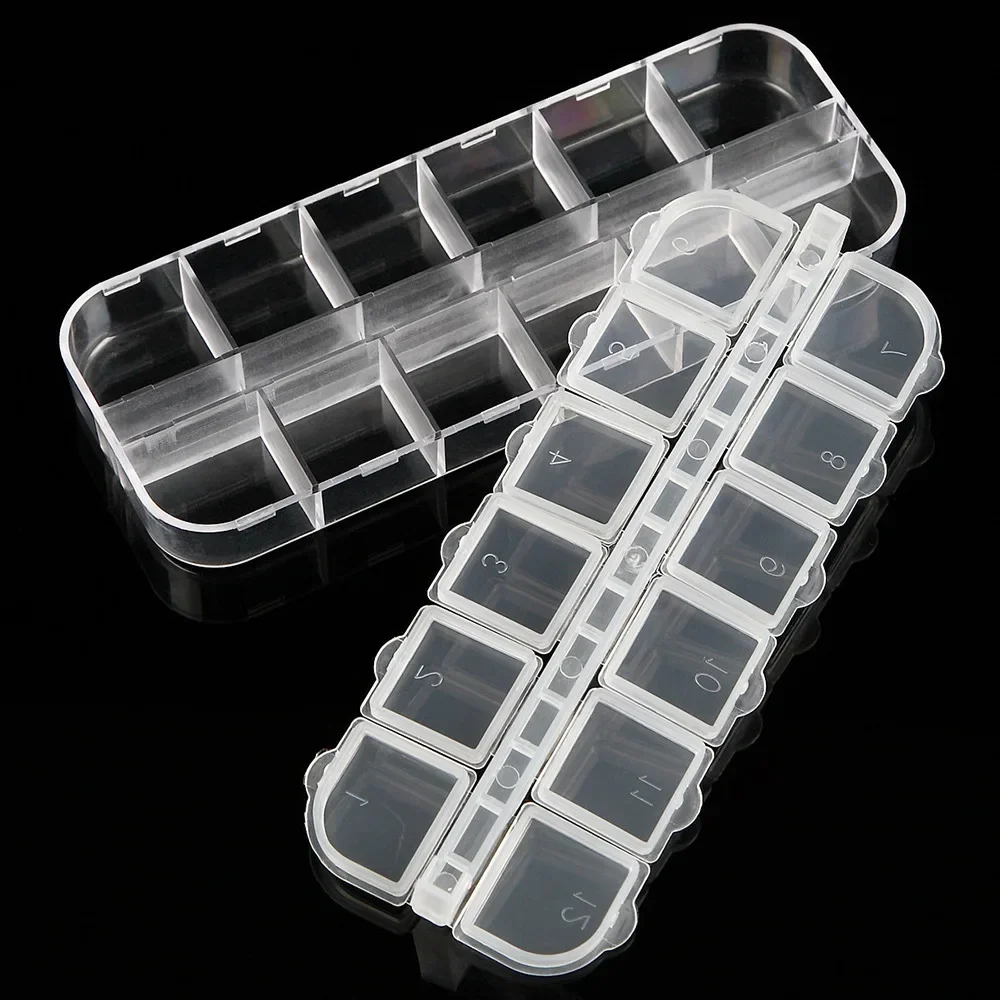 New Weekly Portable Travel Pill Cases Box 7 Days Organizer 12 Grids Pills Container Storage Tablets Vitamins Medicine Fish Oils