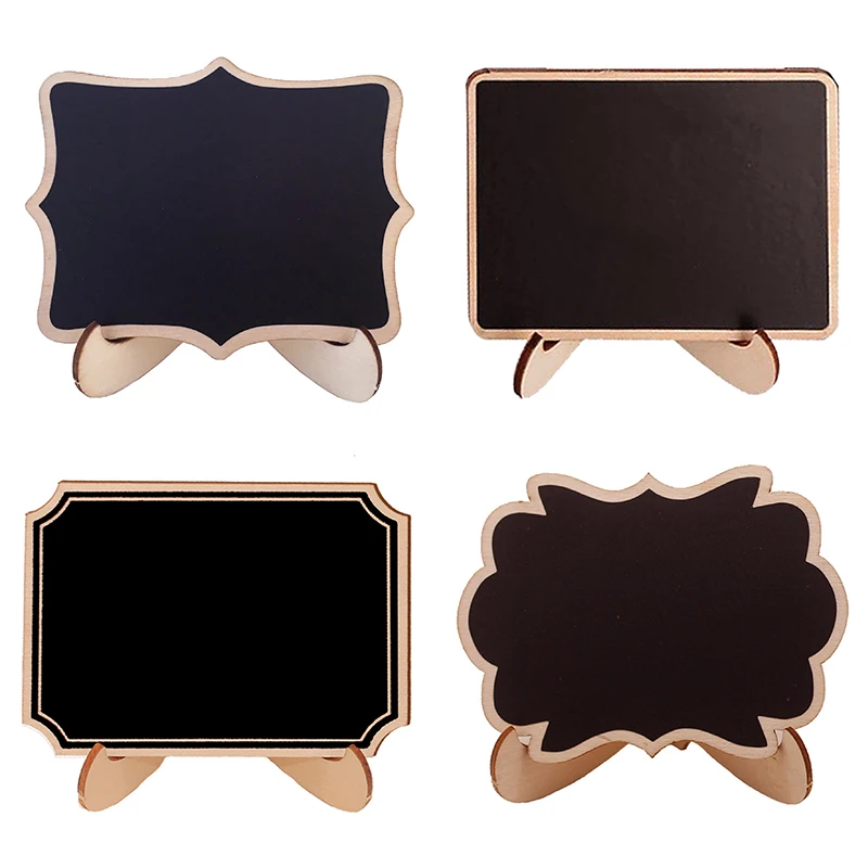 1 Set segnaposto in legno Mini cartelli per lavagna con cavalletto feste di compleanno per matrimoni cartelli per bacheca e decorazioni per eventi