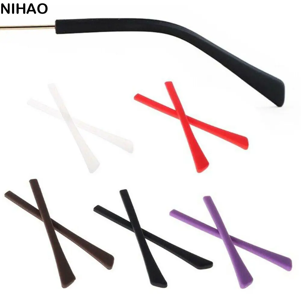 

Anti Slip Eyeglasses Silicone Glasses Ear Tubes Ear Hook Temple Tips
