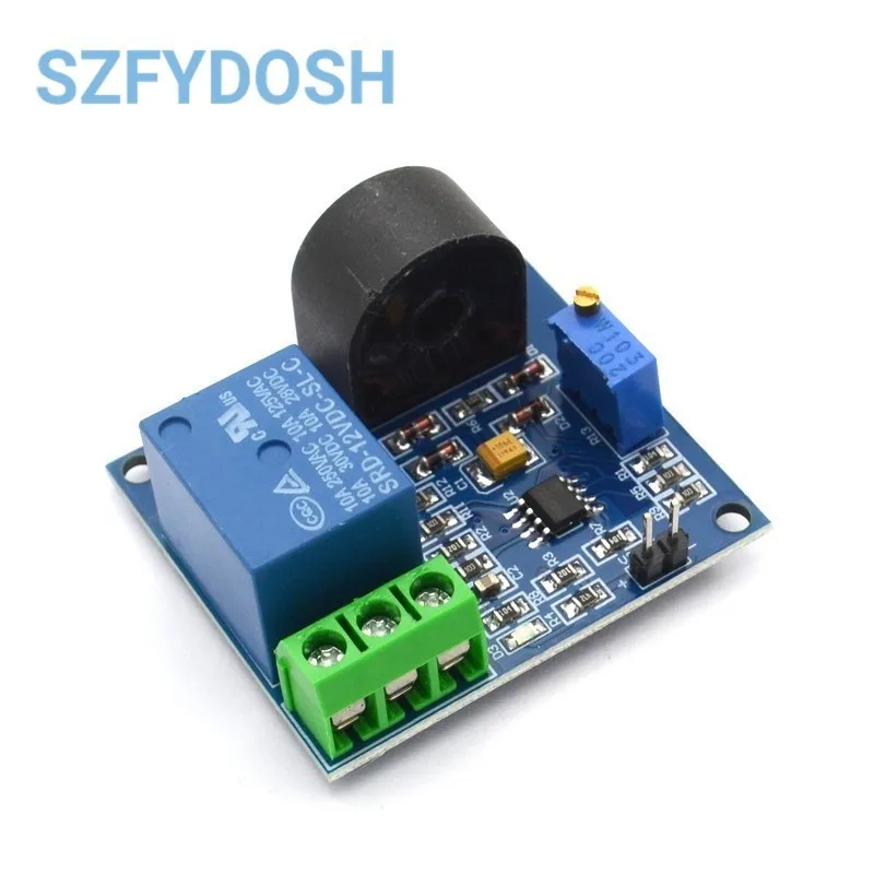 1PCS AC Current Detection Sensor Module 5V 12V 24V Relay Protection Module 5A Over-Current Overcurrent Protection Switch Output