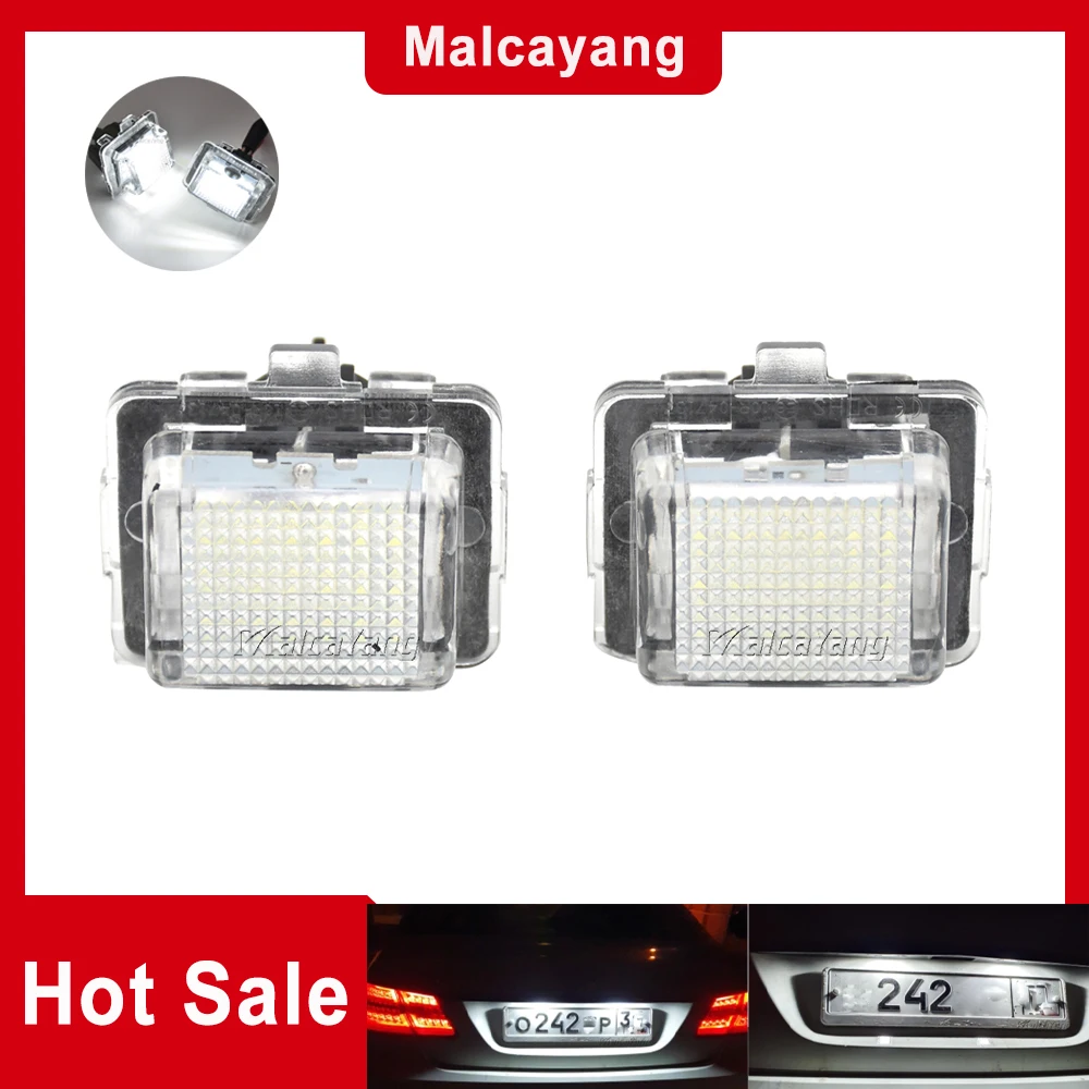 No Errors For Mercedes-Benz W204 W204 5D W212 W216 W221 2007 2008 2009 2010 2011 2012 Car White LED License Plate Light