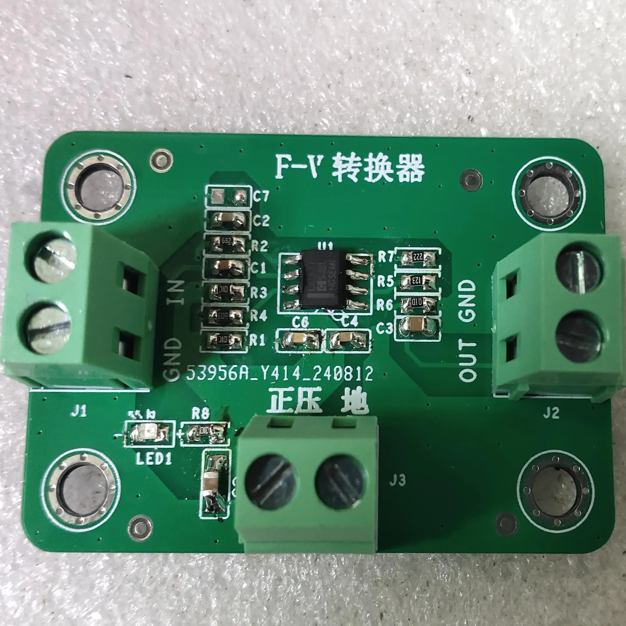 Frequency-voltage Converter LM331 Module F-V Module Converts Frequency to Voltage from 0-10K to 0-5V/10V