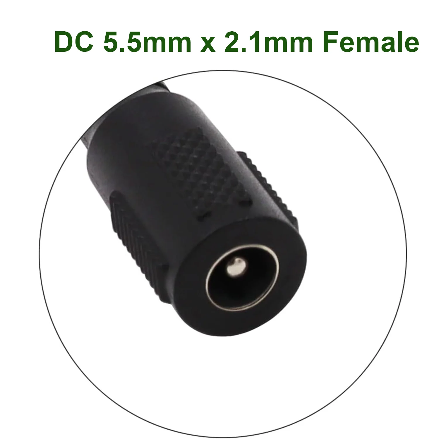 DC-Stromverlängerungskabel 5,5mm X 2,1mm 90 Grad Rechtwinkliger Stecker auf Buchse Adapter CCTV Überwachungskamera LED-Streifen – Detail 3