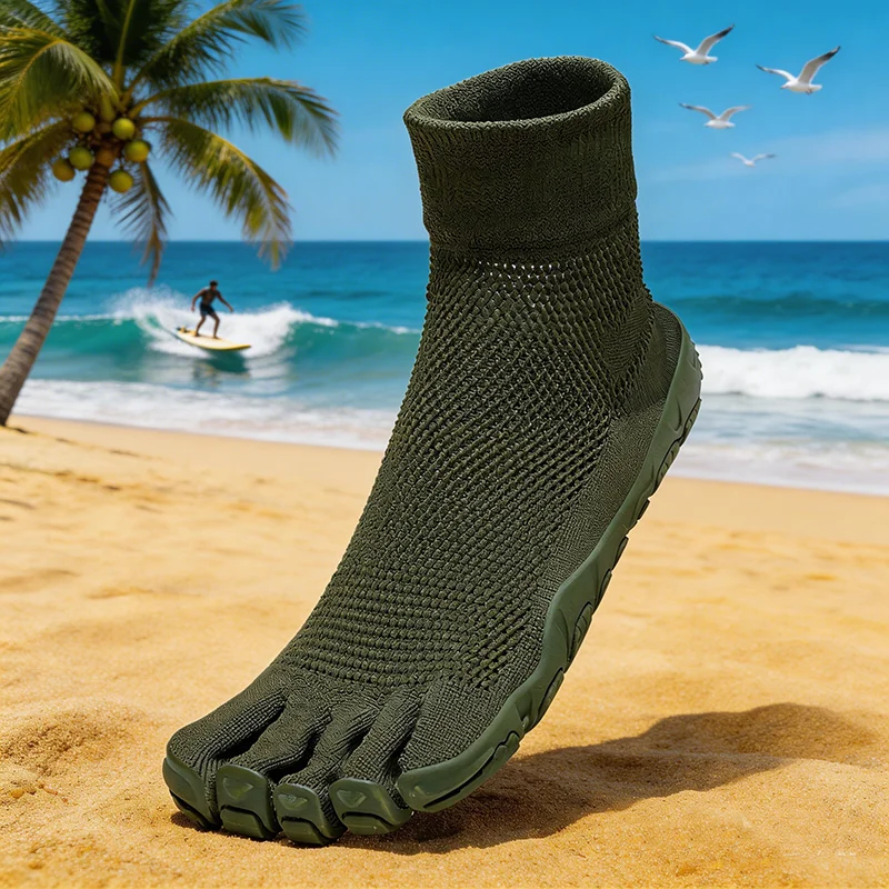 Fünf-Zehen-Sneaker Ultraleichte Schwimm- und Strandschuhe Barfuß-Wasserschuhe Unisex Fünf-Zehen-Schuhe Fitness-Lauf-Yoga-Fußbekleidung – Detail 2