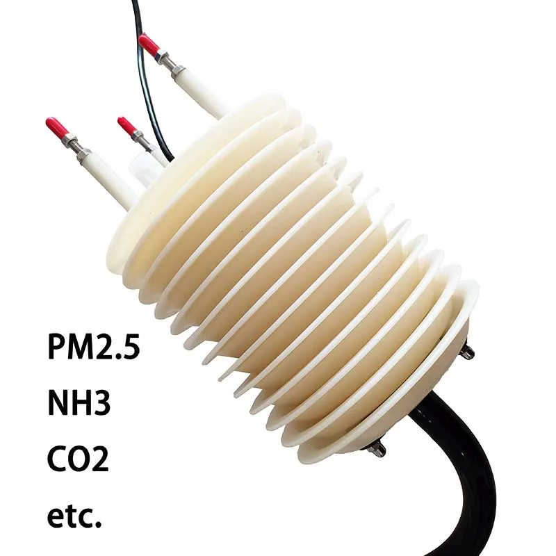 CE RoSh Customized Integrated CO2 Air Temp Humi Pressure Wind Speed Direction Sensor PM2.5 PM10 Compact Weather Station Sensor
