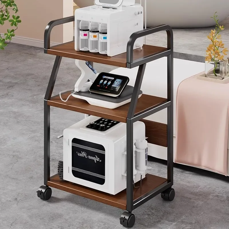 Beauty Instrument Cart Spectrometer Cart Multifunctional Shelf Movable Beauty Special Tool Cart