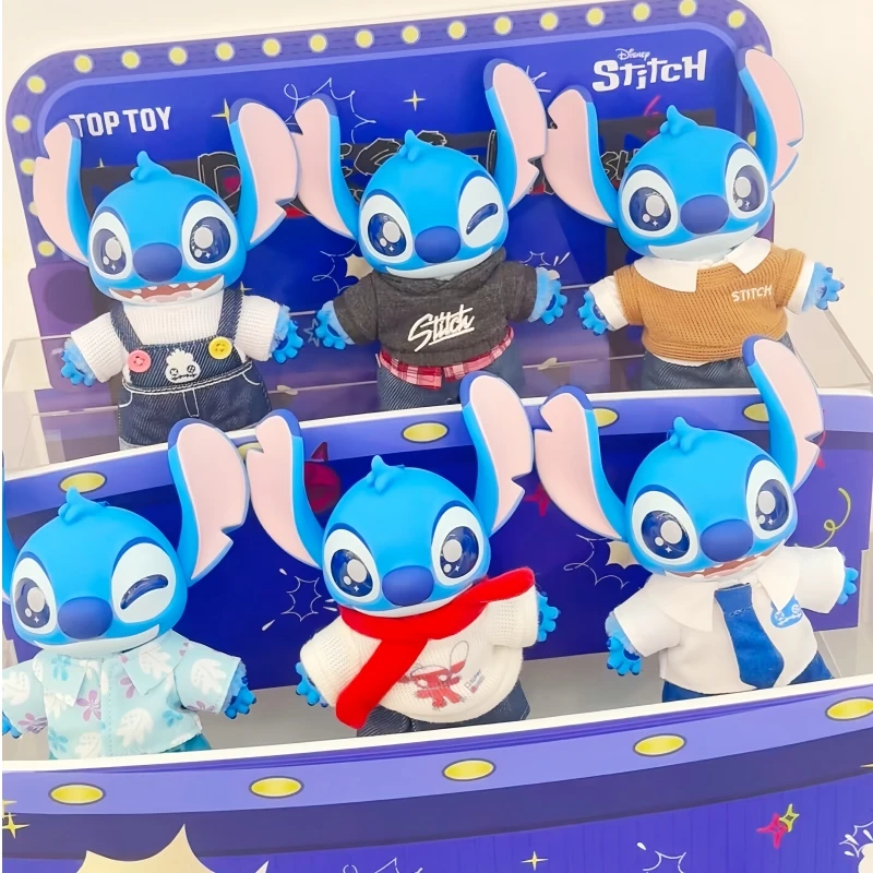 

Оригинальный популярный костюм Диснея, серия для шоу, виниловые плюшевые слепые коробки, экшн-аниме, шея, может вращаться, фигурка, кавайная подвеска