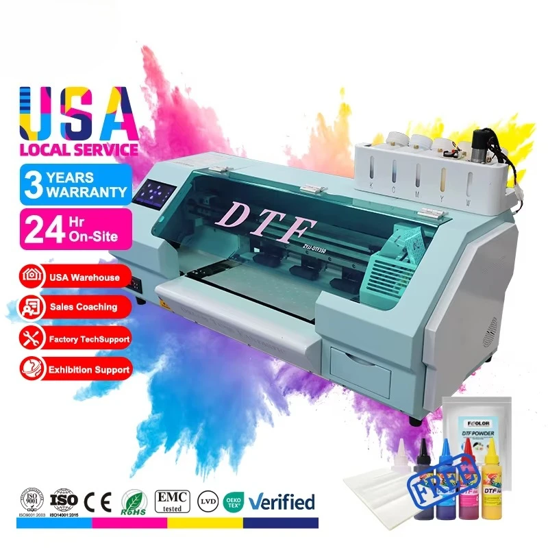XP600 DTF A3 New Multifunctional Digital Automatic Printer with 35cm DTF Easy Operation Dtf Printer Printing Machine