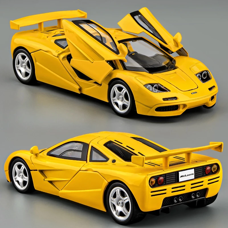 1:32 F1 1993 coches deportivos de juguete, aleación fundida, modelo en miniatura, sonido, luz, vehículos extraíbles, regalos para niños adultos