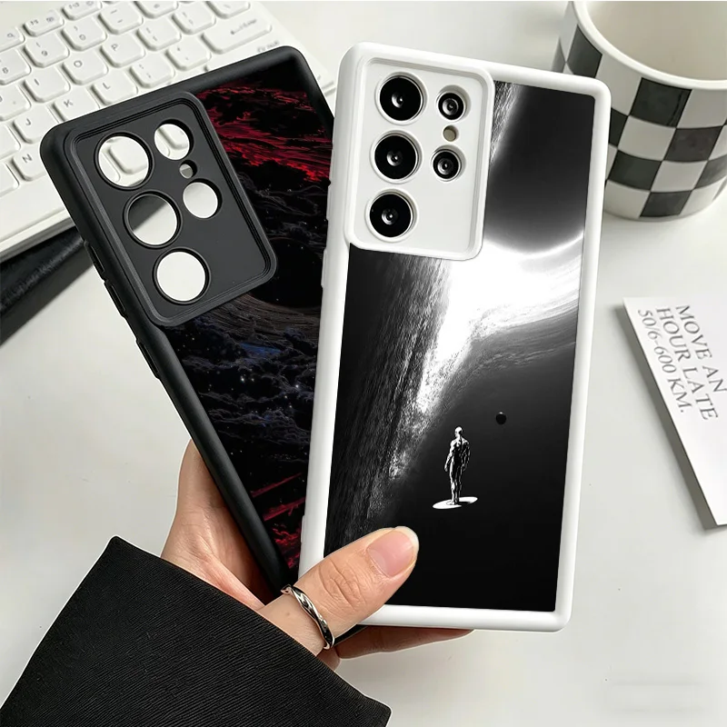Silver Surfer Phone Case For Samsung S25 S26 FE S23 S22 Ultra Galaxy S21 S20 Plus S24 FE Cover Coque Shell Protective