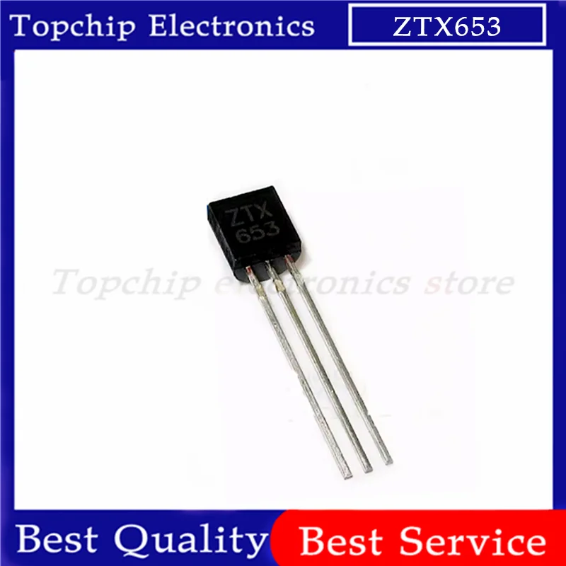 10pcs ZTX653 ZTX753 TO-92 Transistor transistor Hall element