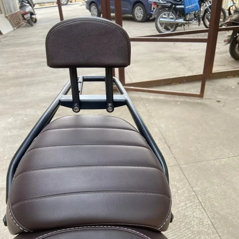 

2025 New Style For Triumph Scrambler 400X Motorcycles Steel Detachable Backrest With Luggage Carrier New Condition Made In India