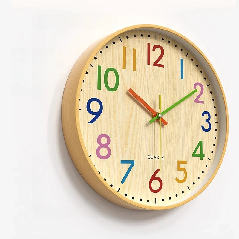 

Fashion Silent Wall Clocks Creative Round Vintage Aesthetic Design Clock Wall Living Room Creative Reloj De Pared Decoration