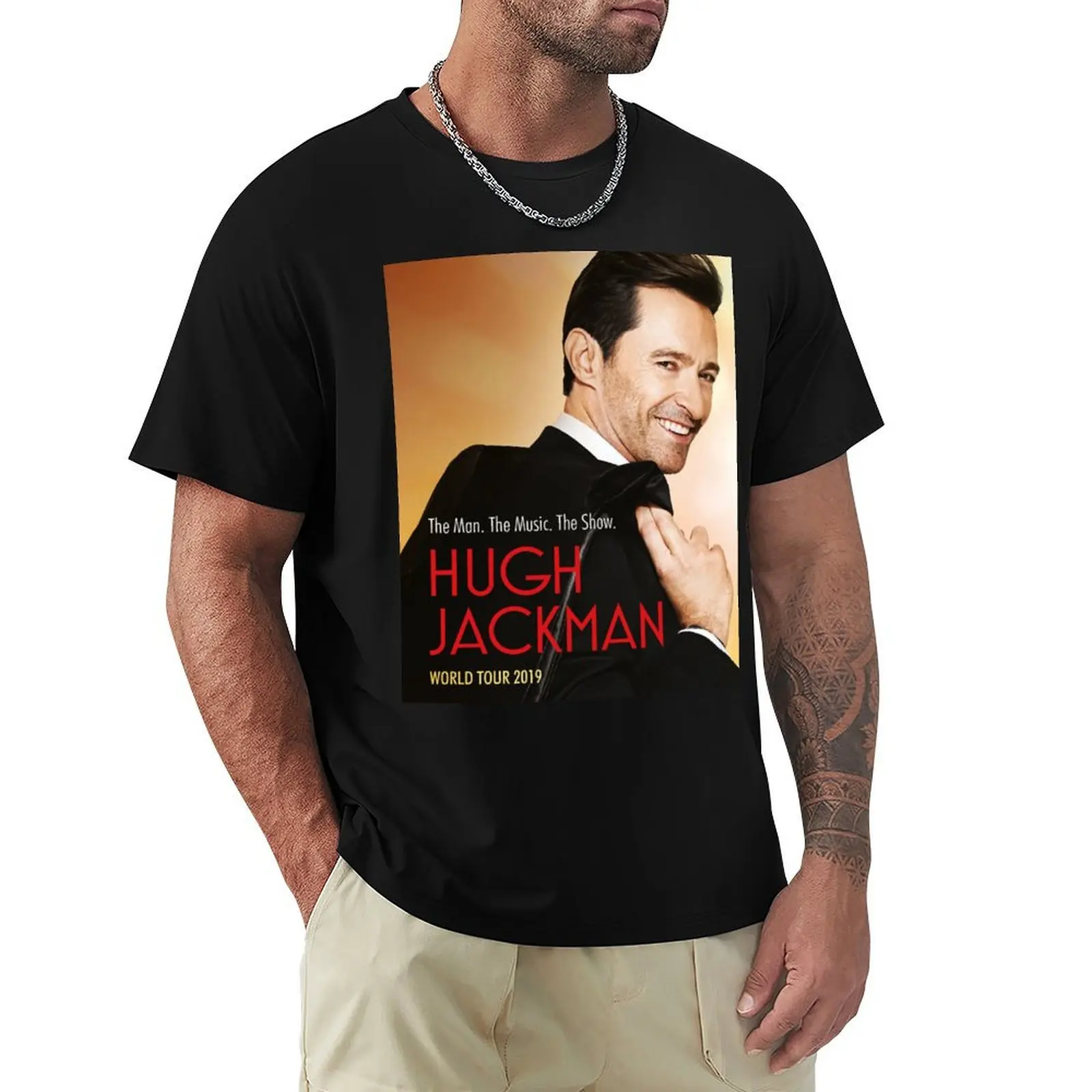hugh world jackman tour 2019 2020 satudelapan Unisex T-Shirt Plus Size Loose Fit T-Shirt