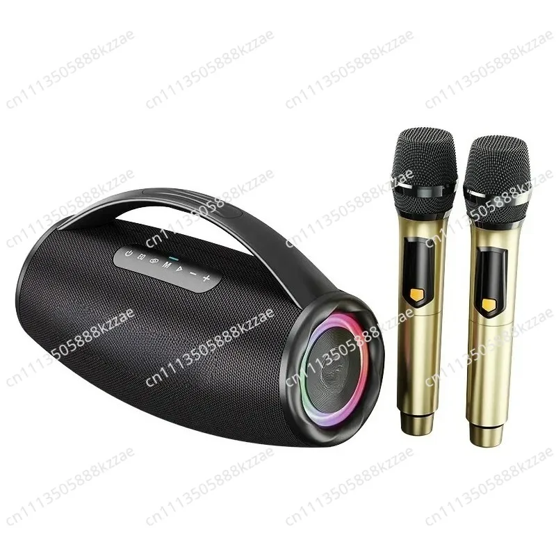 S97M Outdoor Karaoke for Bluetooth Speaker with RGB LED  Heavy Bass Portable for Square Dance Home Theater & Memory-Boxe