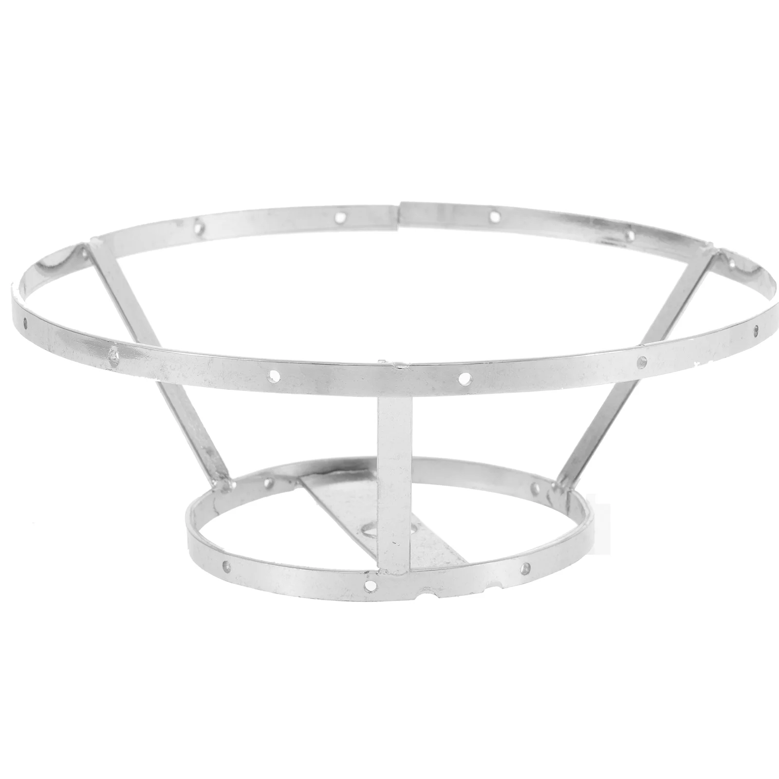 Portalampada vintage con paralume, diametro 14,5 cm, conchiglie a doppio strato, staffa per lampada da tavolo, facile installazione in metallo