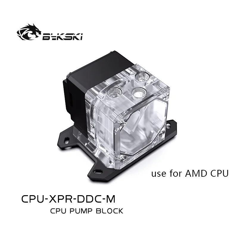 BYKSKI CPU Block Pump Reservoir Combo Integrated AIO Water Cooler / Radiator For INTEL 1151 1700 X99 AMD AM3 AM4 / CPU-XPR-DDC-I