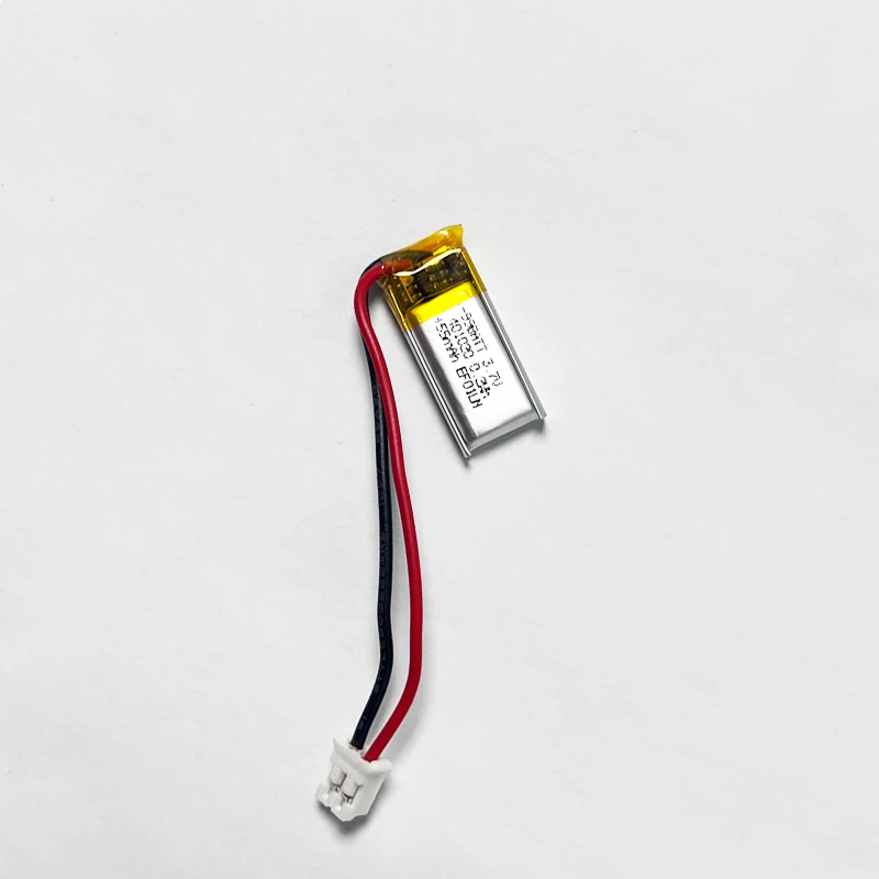 3.7V 55mAh 401020 Li-po Rechargeable Lithium Polymer Battery for Bluetooth Earphones,Selfie Stick,Smart Watch Toys MP4 LED GPS