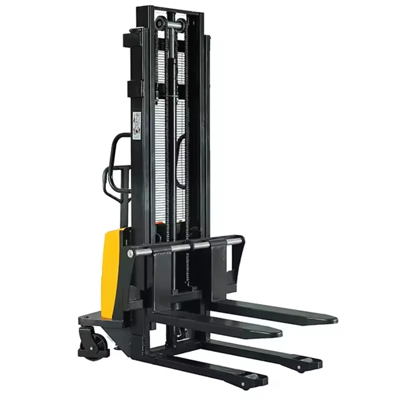 Lifting Height 3500mm Factory Direct Sale 1.5 Tons Semi-electric Straddle Electric Pallet Stacker