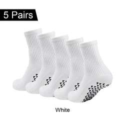 5 Pairs Tennis Socks Football Socks Sports Socks Dispensing Non-slip Rock Climbing Socks Breathable Basketball Socks