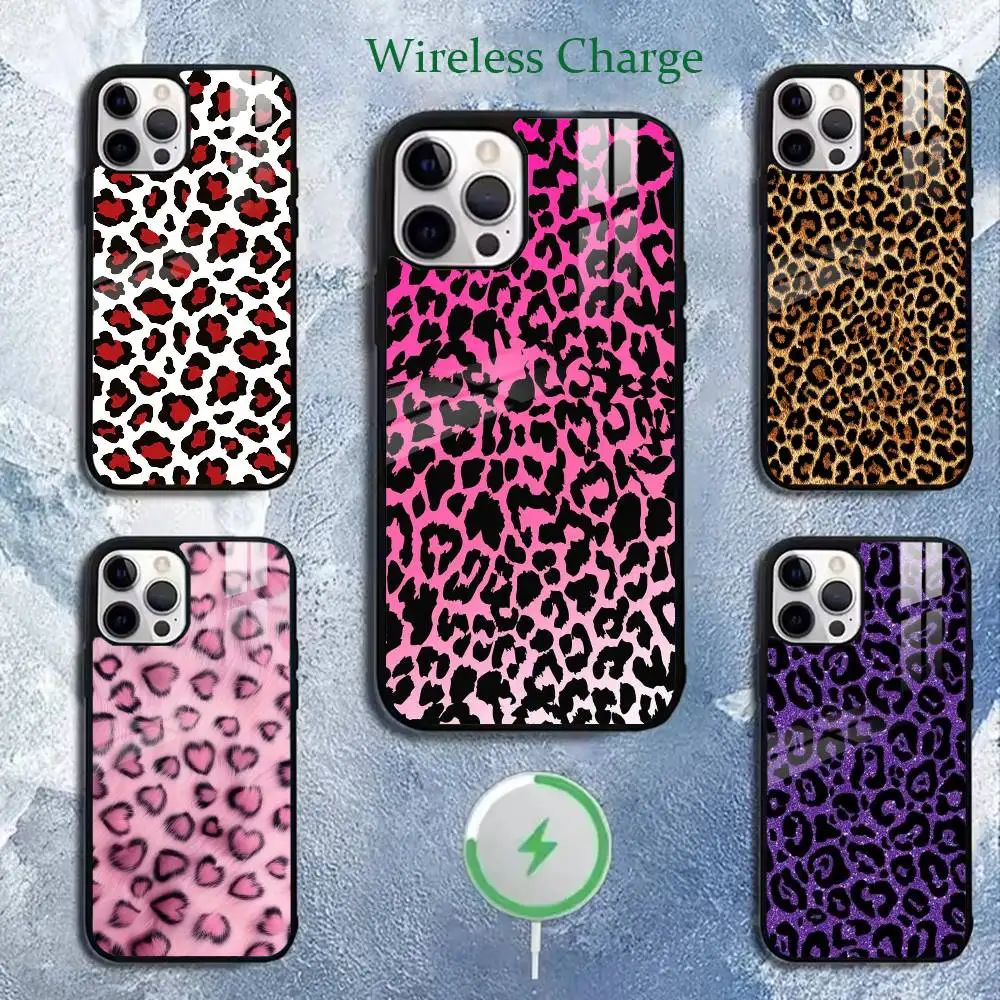 

Pink Leopard Tiger Cool Phone Case For iPhone17,16,15,14,13,12,11 Plus,Pro,Max Magnetic with Wireless Charging