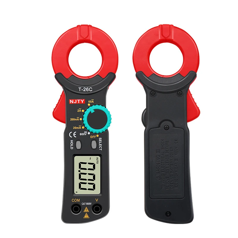 Micro Current Clamp Meter AC Leakage Current Test Circuit Detection Tool AC/DC Voltage Test Data Retention Automatic Shutdown
