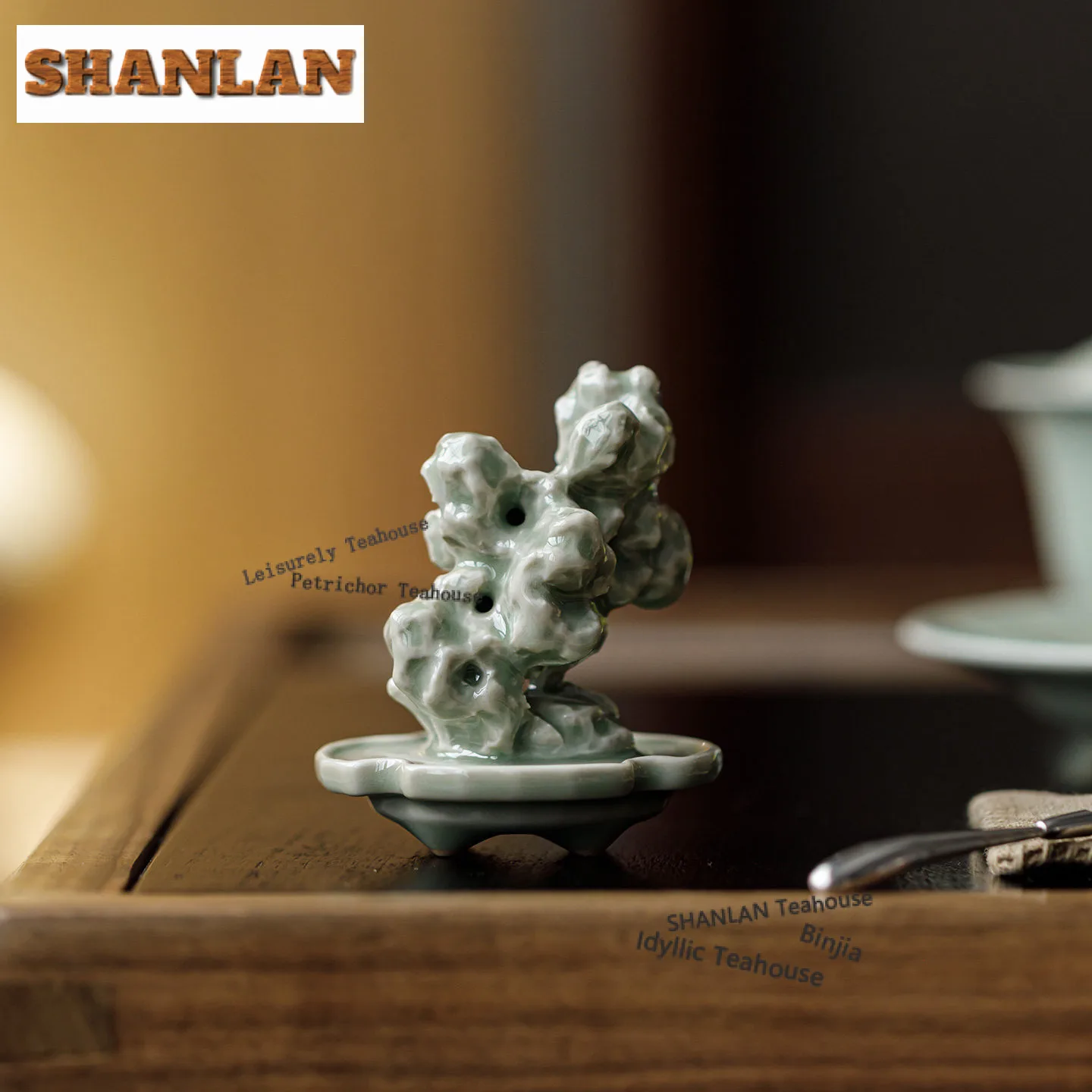 Banana Moonlight Taihu Stone Tea Pet Luxury Tea Games Tea Figurine Play Toys Tea Statue Ornaments Chinese Tea Set Craftsmanship