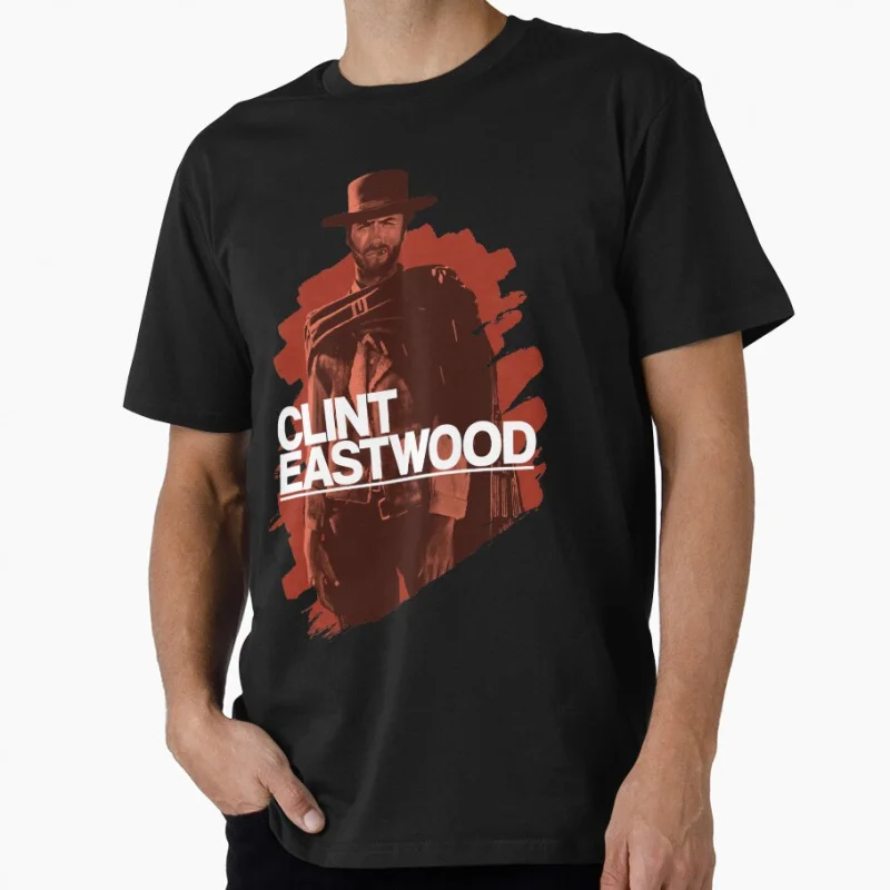 

The Good Vintage film A Fistful of Dollars Cowboy movie Eastwood Retro Gift t shirt for men Large size Tops 100% cotton Clothes