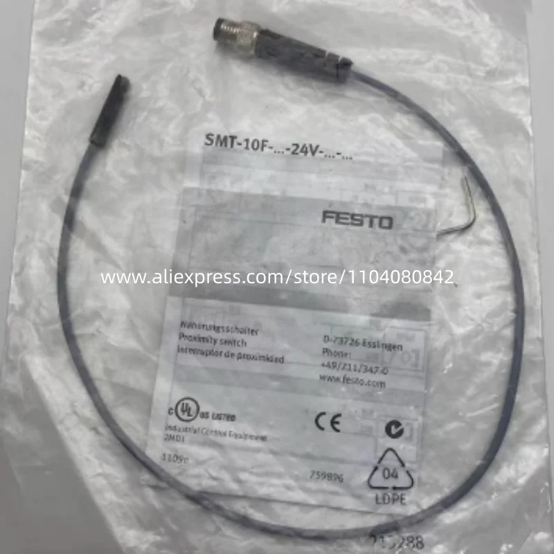 

Новый оригинальный бесконтактный переключатель Festo SMT-10F-PS-24V-K0.3L-M8D 525916