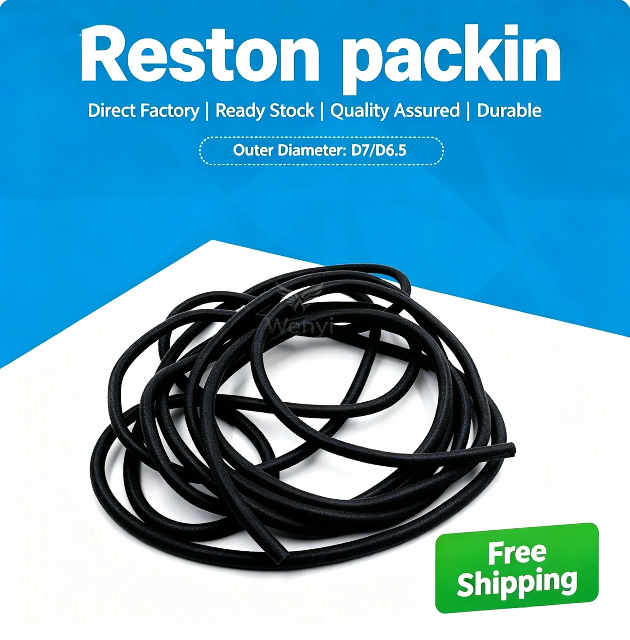 S805 Reston Packing Black Sealing Sponge Strip D7.0 Per Meter 3034607 3530328 Compatible with Sodick Wire‑EDM Machine Spare Part