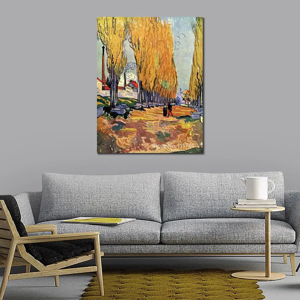 

Impressionist Painting Les Alyscamps Vincent Van Gogh Art Home Decor Handmade High Quality