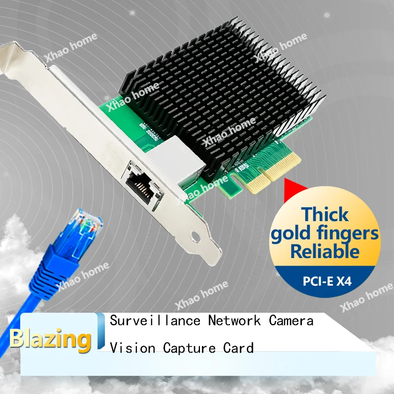 AQC107 10000Mbps PCIe 기가비트 NIC - 10GBase-T RJ45 이더넷 어댑터, 데스크탑 PC/서버/비전 캡처 시스템과 호환