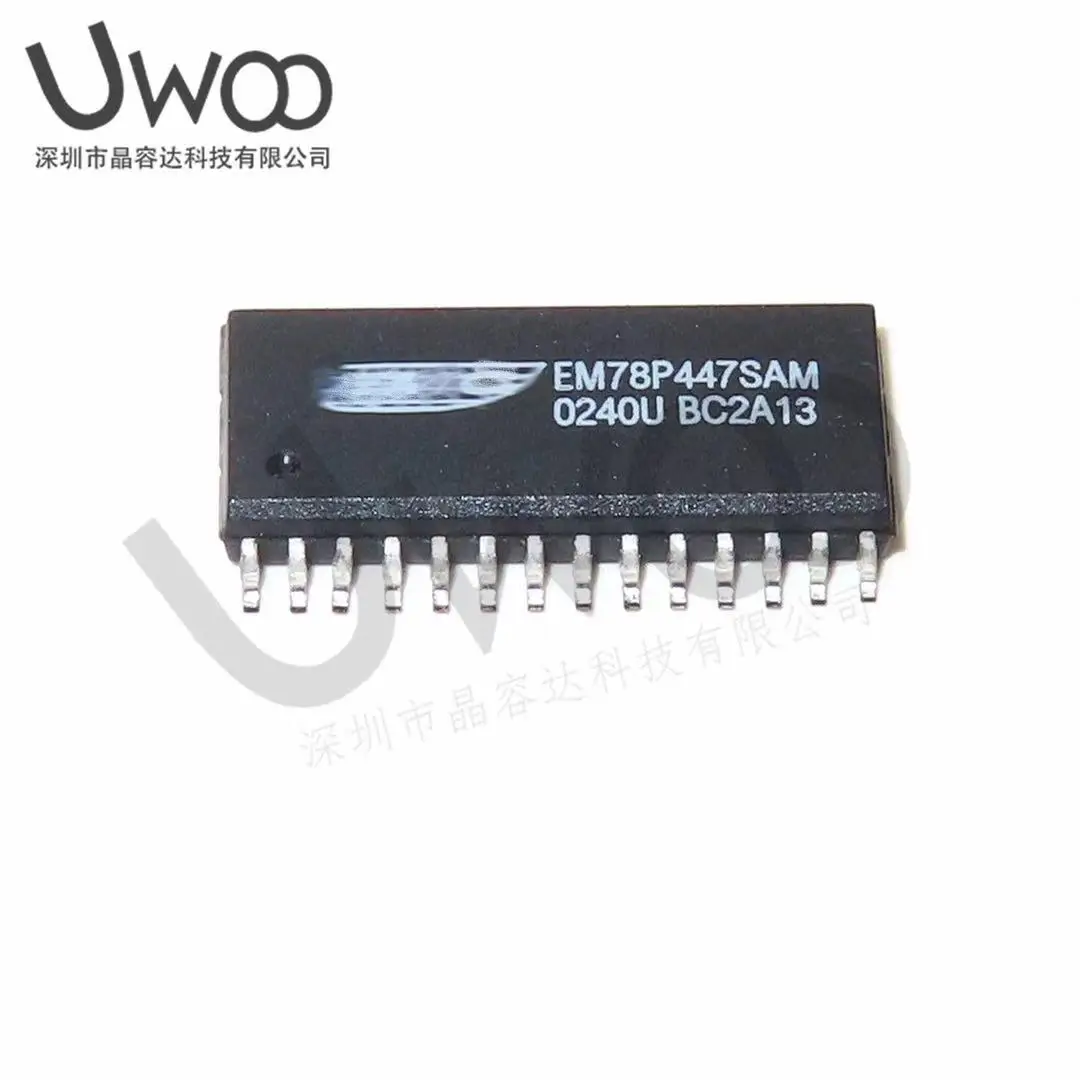 10 Pçs/lote Novo e Original SOP28 EM78P447S EM78P447SAM 78P447SAM