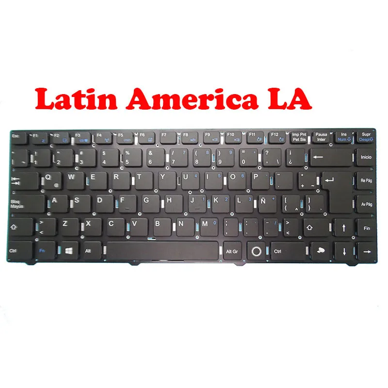 

Laptop Keyboard MP-11J78LA-F5163 82R-14D240-4085 11J7F5163LAL-D Latin America LA Without Frame Black New