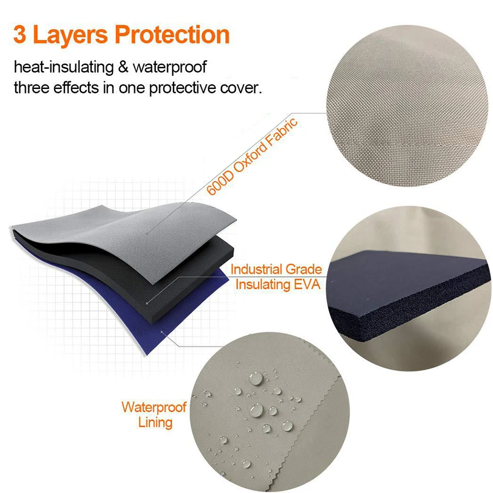

Outdoor Faucet Cover Pipe Insulated Frostproof Protector Hose Winter Kitchen Faucet Accessories Elastic Strap Waterproof Sun