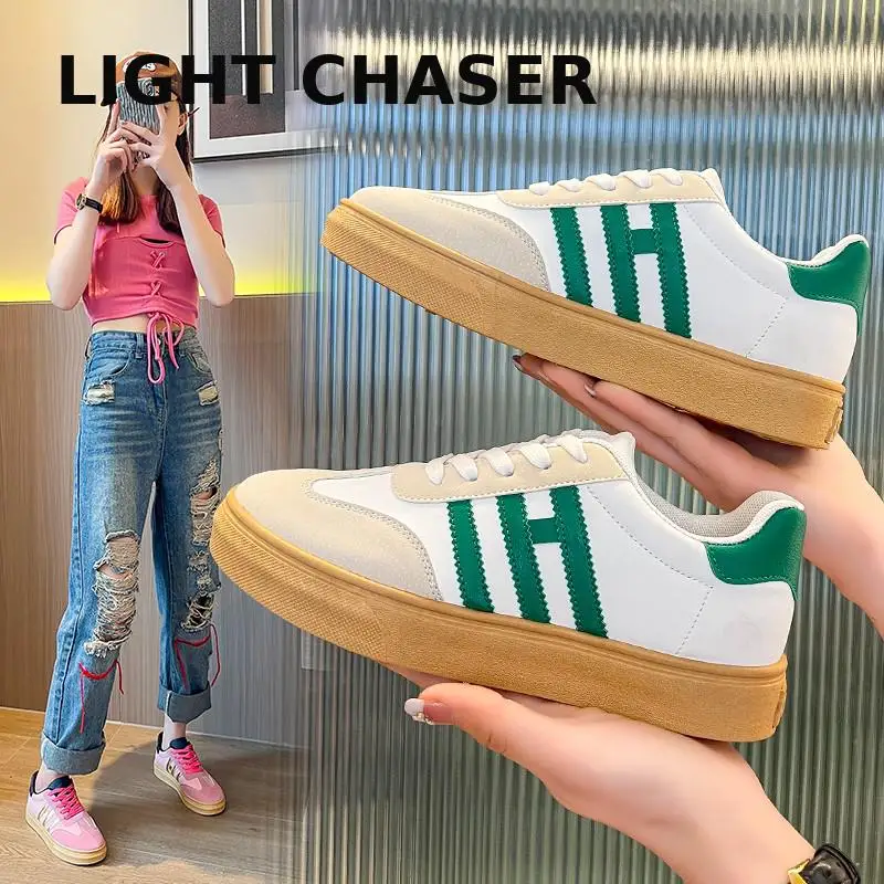 

Women's Sneakers Fashion 2023 Fall New Pattern Lace Up Platform Vulcanized Shoes Brand Design Casual Couples Street Canvas Shoes