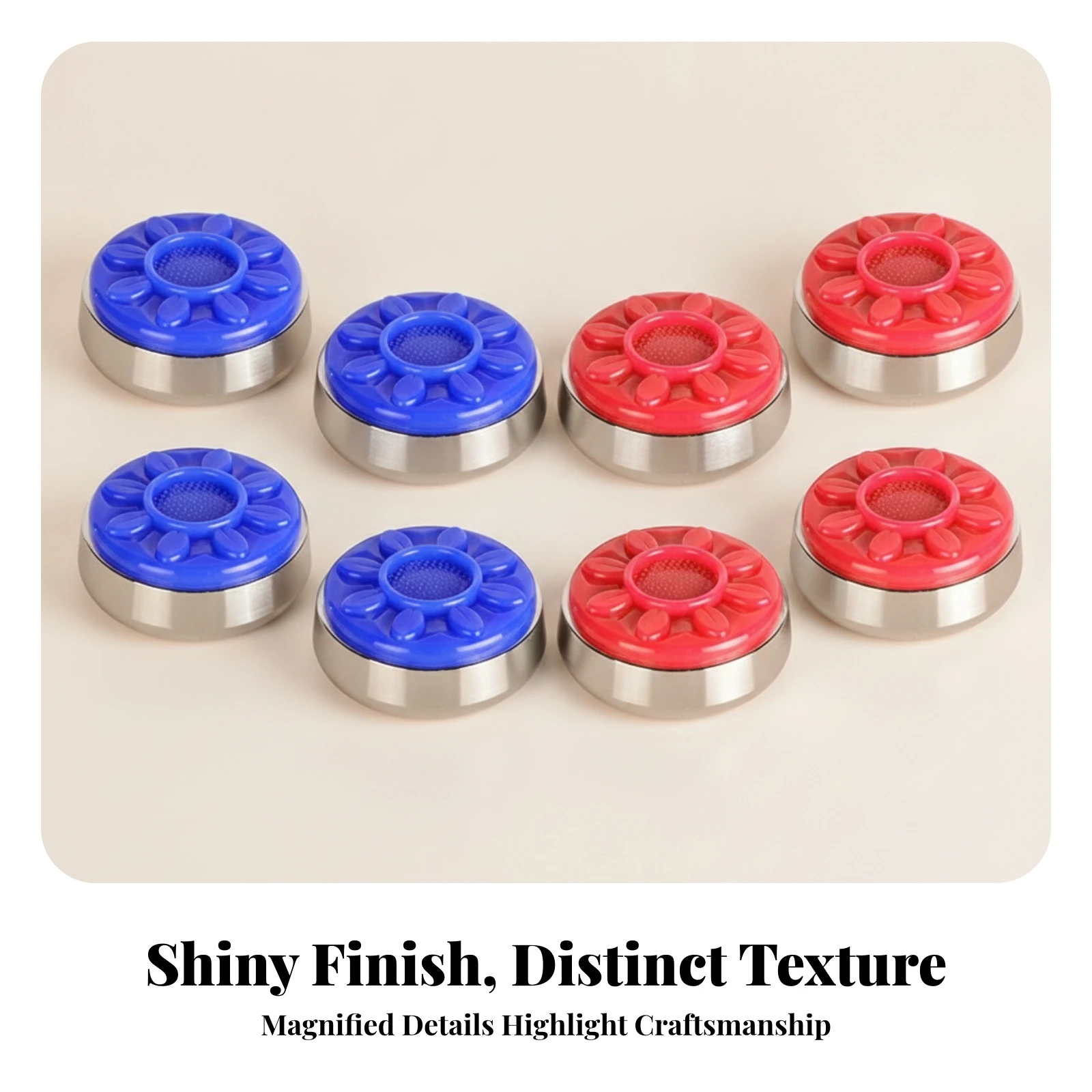 8-discos-de-shuffleboard-con-diseno-de-flor-y-petalos-elevados-centro-texturizado-para-mesa-de-juego