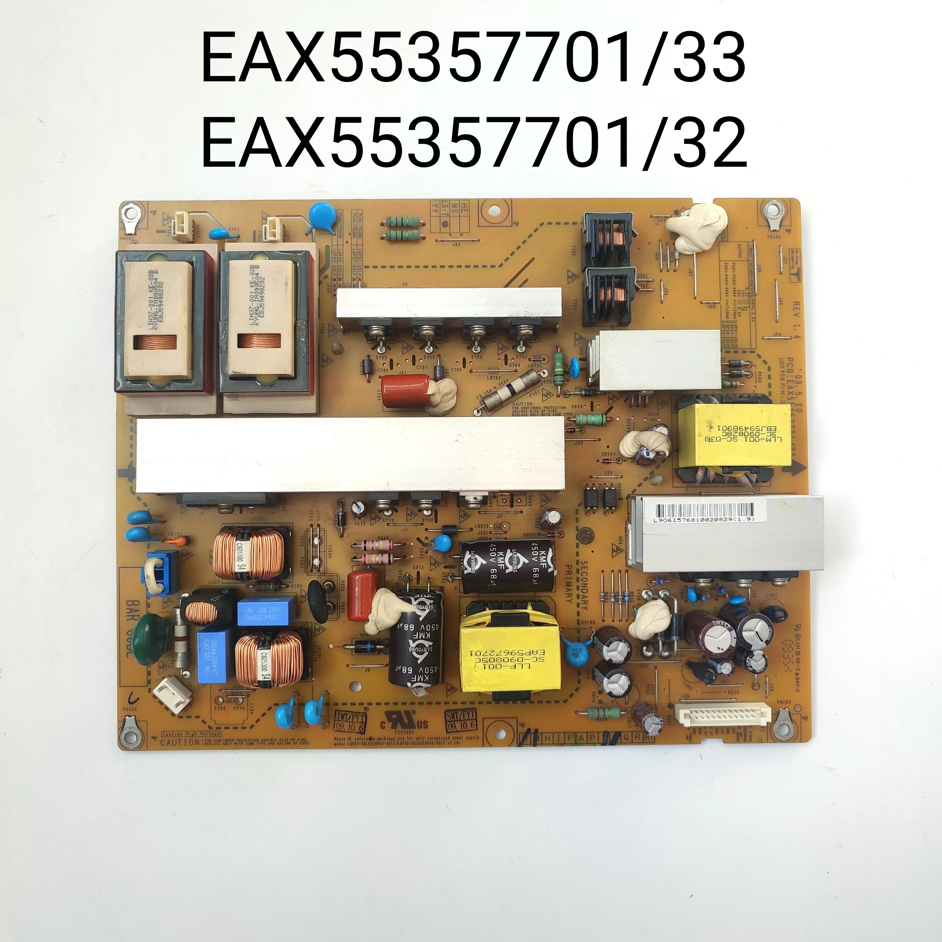 Original EAX55357701/33 = EAX55357701/32 Power Supply Board / Backlight Inverter for 42LD520-UA 42LH20-UA 42LH200C-UA TV