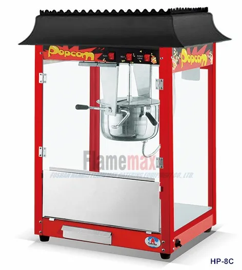 Commercial 8Oz Kettle Pop Corn Making Machine Food Warmer Big Popcorn Machine For Sale