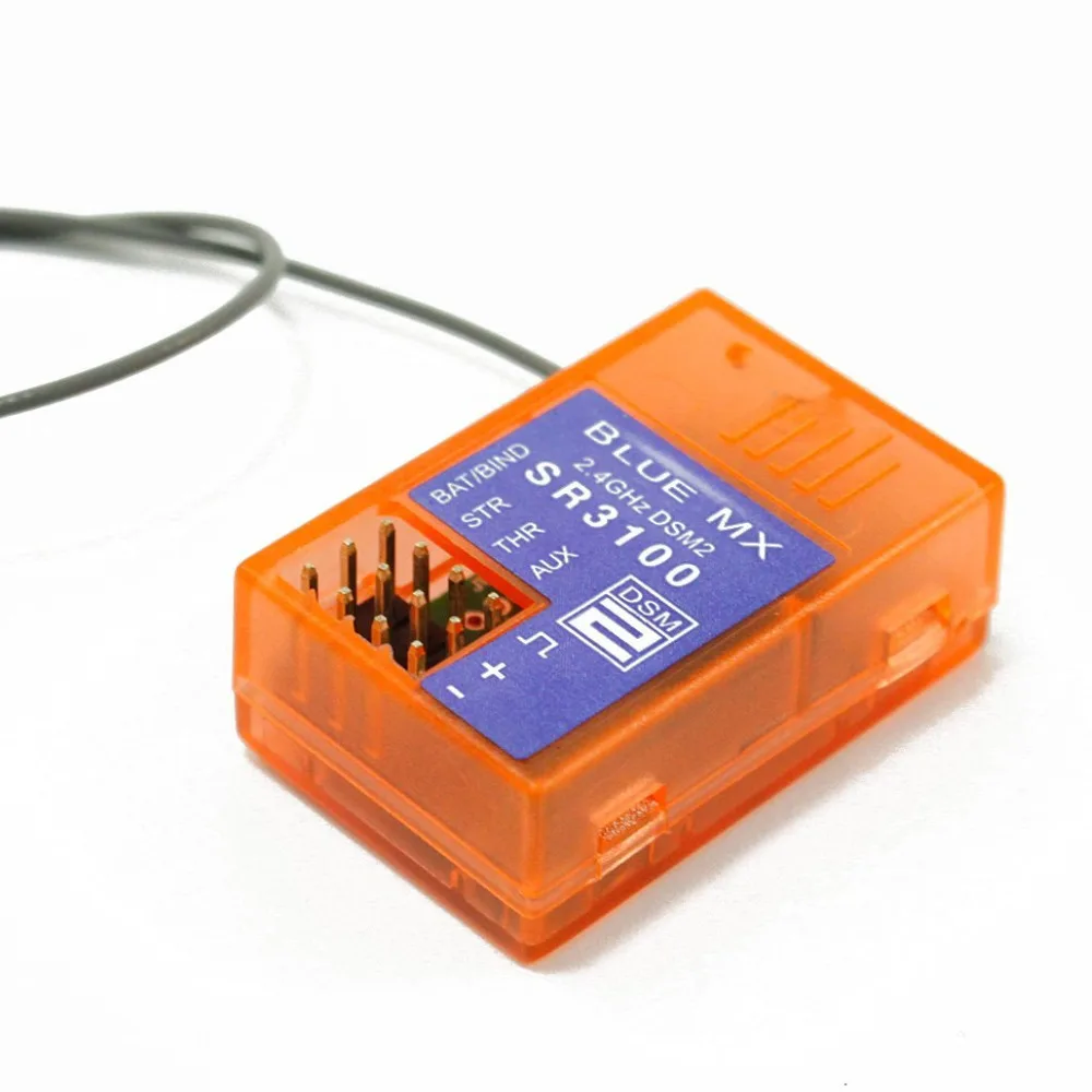 HOBBYMATE 3 Channels Receiver SR3100 For Rc Car Truck For DX3R DX3E DX2S DX4C Transmitter Receiver SPMSR3100
