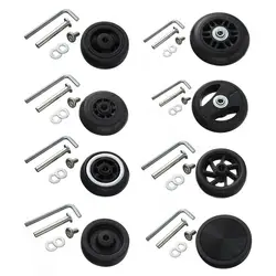 Replace Wheels With Screw For Travel Luggage Suitcase Wheels Axles Repair Kit Silent Caster Wheel DIY Repair