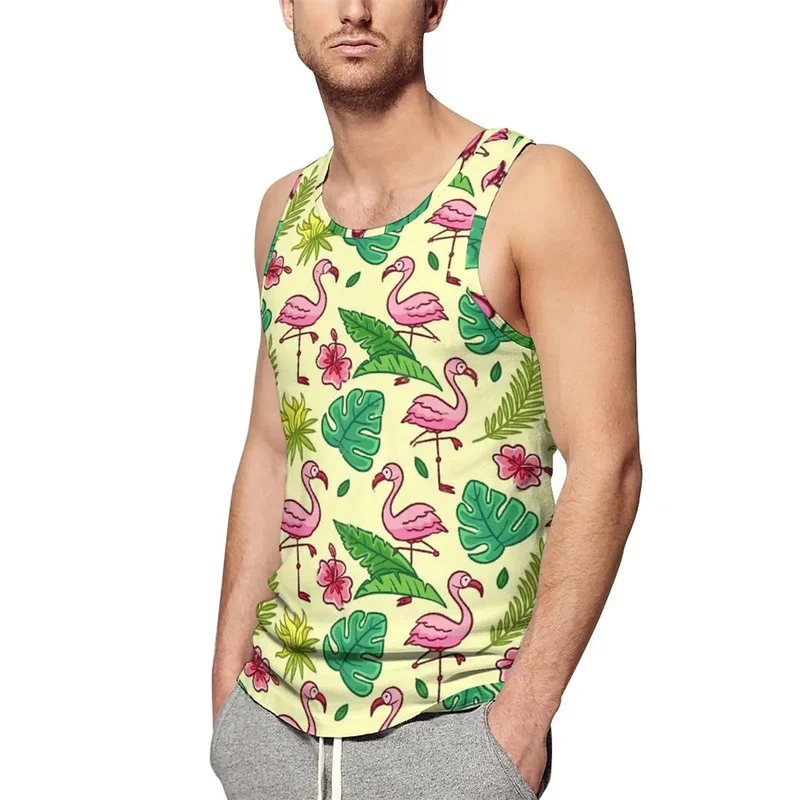 

New Summer 3D Cute Animal Birds Printing Tank Top For Men Kid Fashion Streetwear Vest Harajuku Hawaiian Tank Tops Unisex Clothes