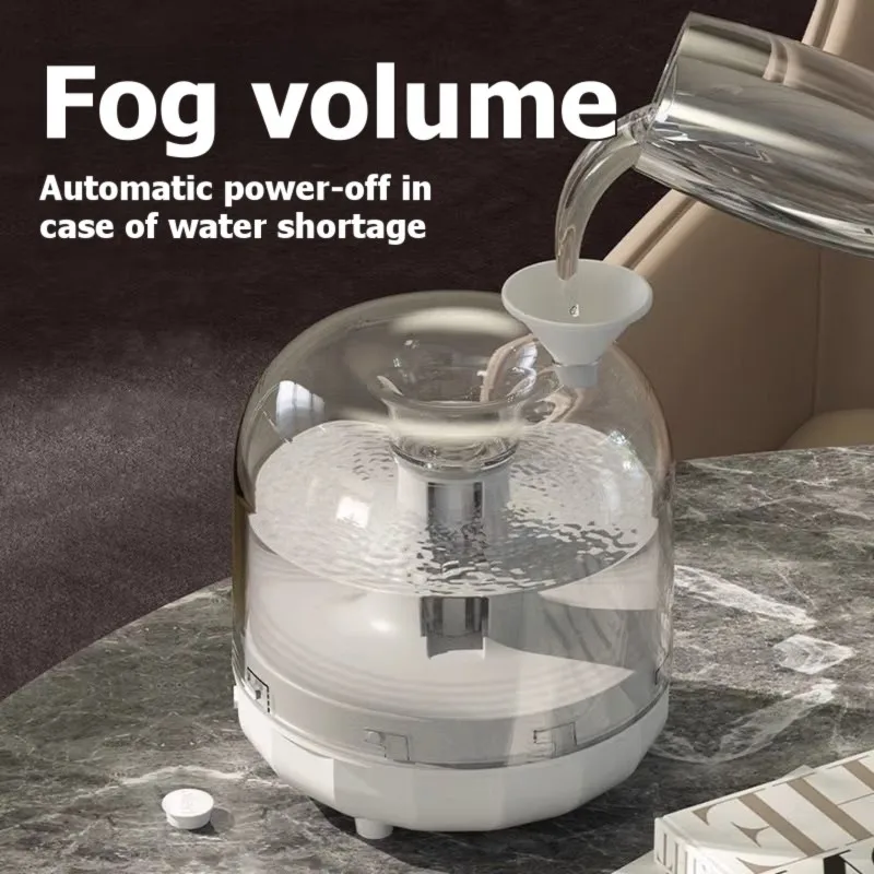 

【COMELY】Ультразвуковой увлажнитель воздуха белого цвета для дома и офиса — бесшумная работа, питание от USB