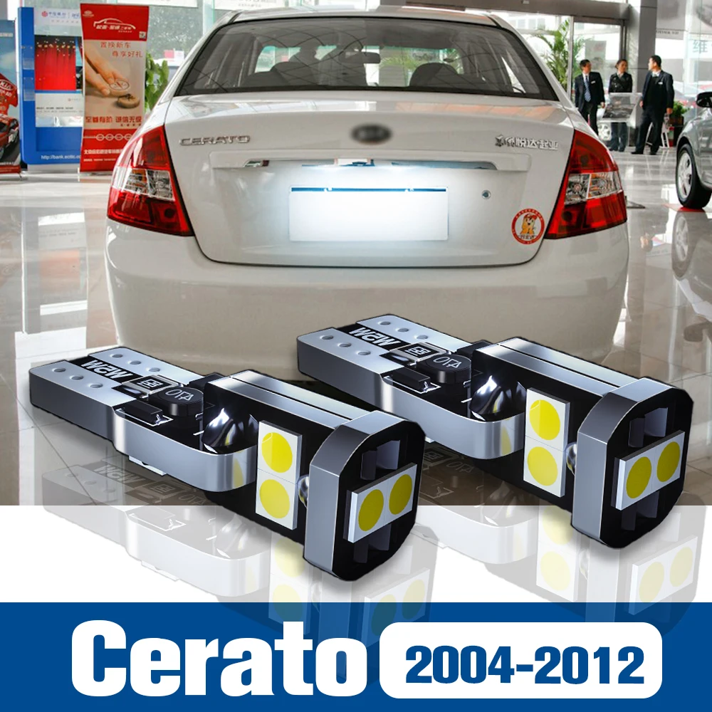 

2pcs LED License Plate Light Lamp Accessories Canbus For Kia Cerato 2004 2005 2006 2007 2008 2009 2010 2011 2012