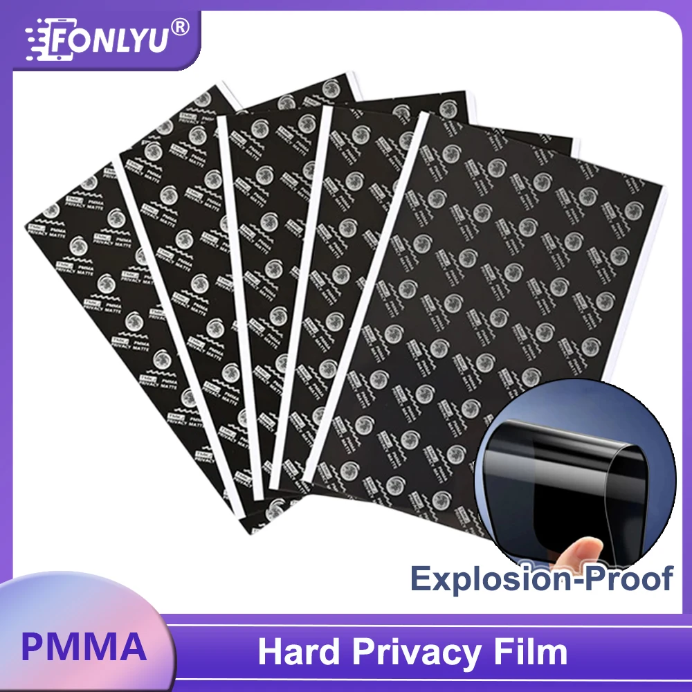 FONLYU PMMA HD Matte Privacy Hard Explosion Proof Antiknock Screen Protector For CellPhone Protect Film Cutting Machine Plotter