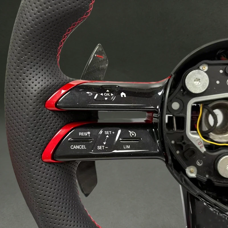 Black Carbon Fiber Steering Wheel for Benz Dragonfly Style W809 W205 W204 W213 W212 W222 Upgrade Wheel Parts Plug and Play New view 2