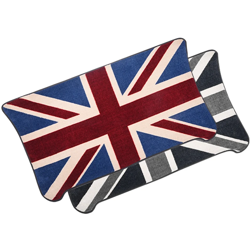 Customized for Smart 451 453 Fortwo Forfour Trunk Mats Union Jack Pattern Carpet Pad Cargo Liner Cover Interior Car Accessories images - 6